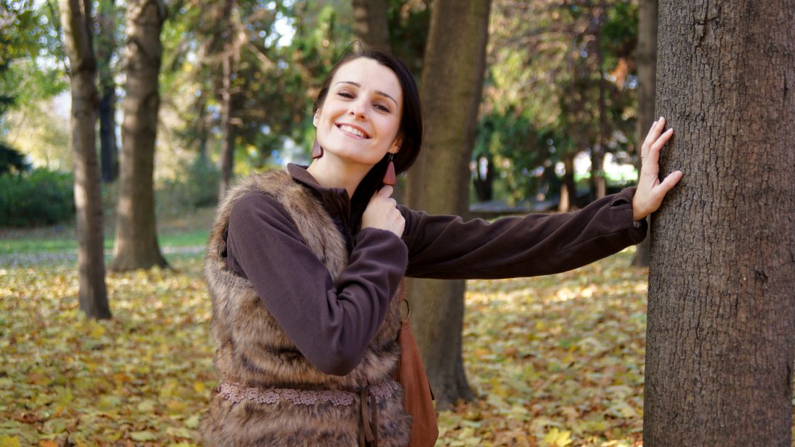 women fur vest